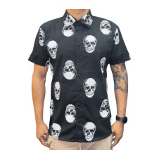 Camisa Serie Cráneo Con...