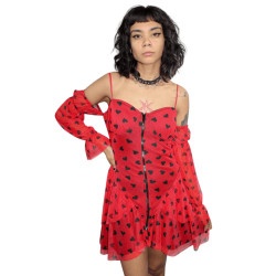 Vestido Sashenja Corazones
