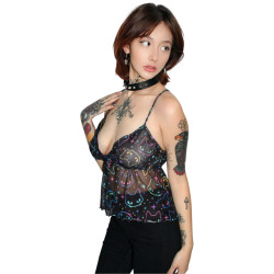 Blusa Dorothy Mesh Gato...