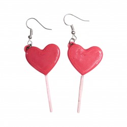 Aretes Paleta corazón