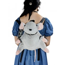 Mochila Peluche Rata Premium