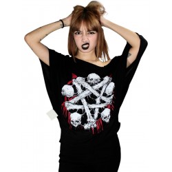 Blusa Azúcar Cráneos Penta...