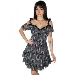 Vestido Eileen Mesh Gato...