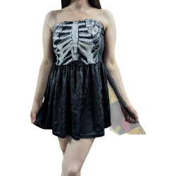 Vestido Strapless Esquetelo