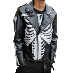 Chamarra Biker Grueso...