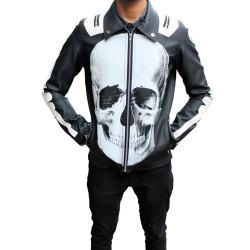 Chamarra Biker Grueso...