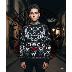 Suéter Bordado Cat Bat