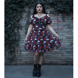 Vestido Eileen Gasa Craneo...