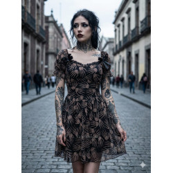 Vestido Ariana Mesh Manitas