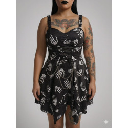 Vestido GothBitch Manitas XL