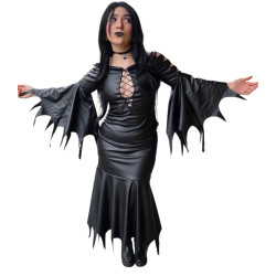 Vestido Vampiresa Vinil