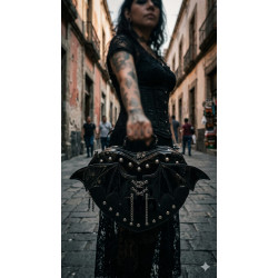 Bolso Corazón Charol Alas