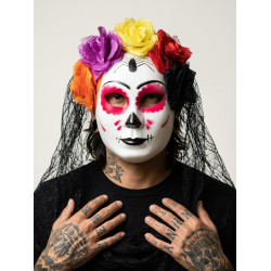 Máscara Catrina Velo