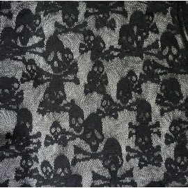 Top Cubano Encaje Calaveras
